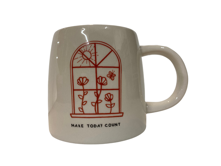 Summer Ceramic Mugs - Make Today Count - Main Street Roasters