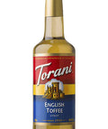 Torani Syrups | 750ml - English Toffee - Main Street Roasters