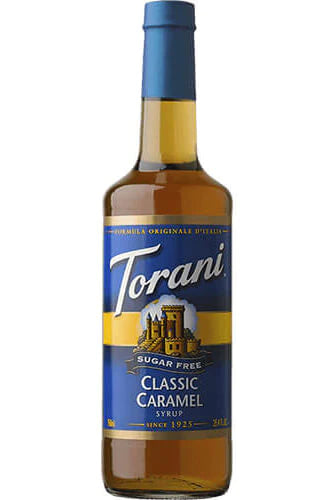 Torani Syrups | 750ml - Sugar Free Classic Caramel - Main Street Roasters