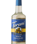 Torani Syrups | 750ml - Sugar Free White Chocolate - Main Street Roasters