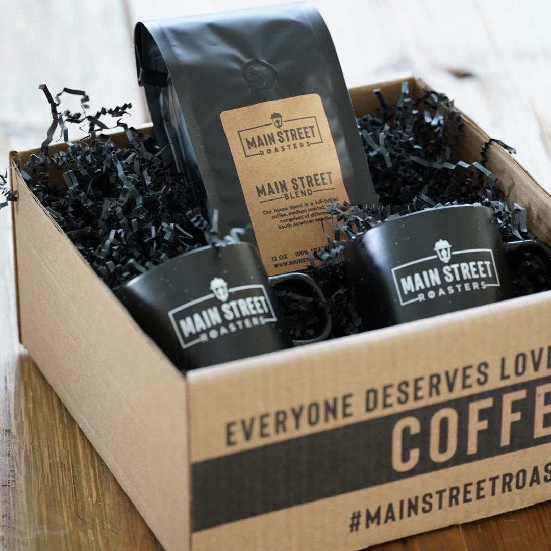 Coffee Gift Box | Main Street Roasters Classic Black Branded Mug - Main Street Roasters