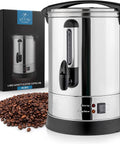 50 Cup Commercial Coffee Urn Stainless Steel | Zulay Kitchen - Main Street Roasters