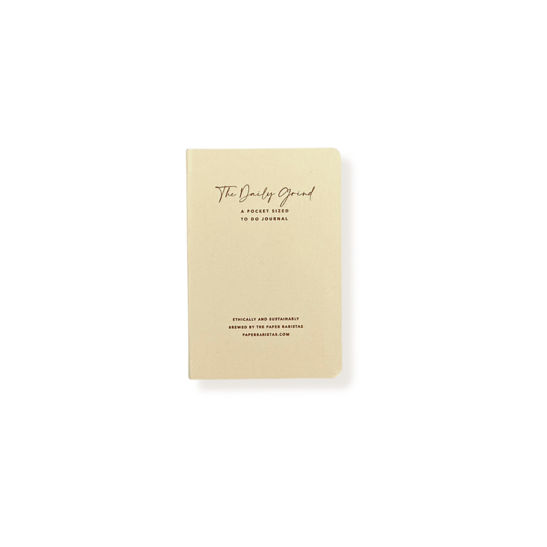 Paper Baristas - Pocket-Sized To-Do List Notebook Journal in Cream - Main Street Roasters
