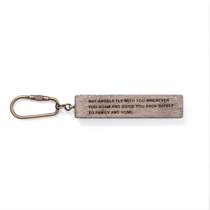 Wood Quote Keychains - Main Street Roasters