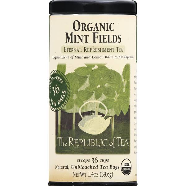 Organic Mint Fields Tea | Republic of Tea - Main Street Roasters