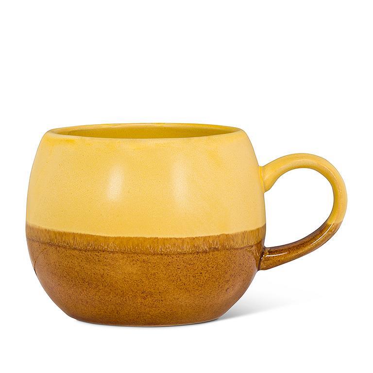 Tri-Color Artisan Stoneware Mugs